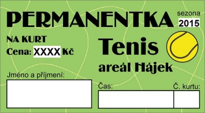 Prodáváme celosezóní rezervace na tenis a beach